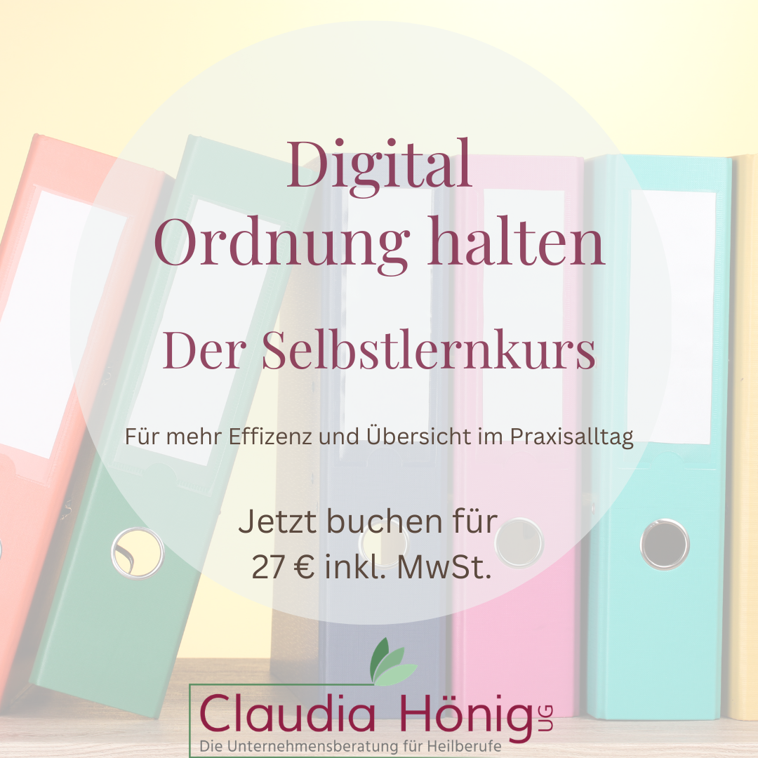 Selbstlernkurs Digital Ordnung halten