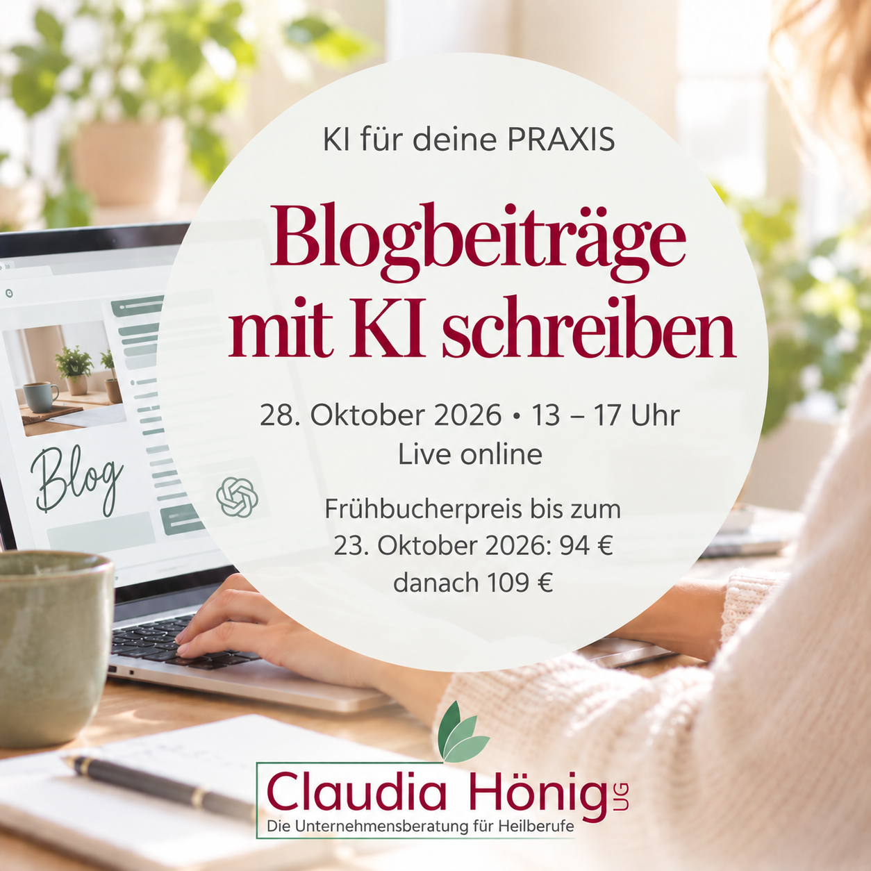 Blogbeiträge mit KI – sichtbar werden mit guten Inhalten