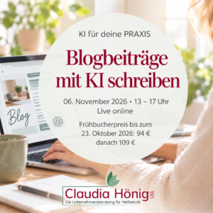 Blogbeiträge mit KI – sichtbar werden mit guten Inhalten