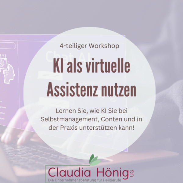Workshop: Wie Sie KI für sich und Ihre Praxis nutzen können